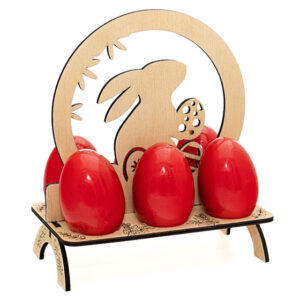 Suport 6 ouă de Paște dreptunghiular