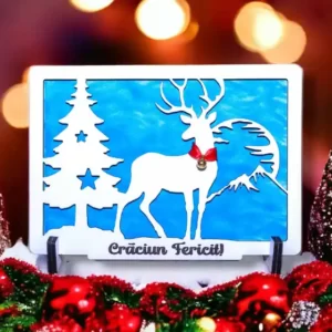 Ramă decorativă „Crăciun Fericit!”