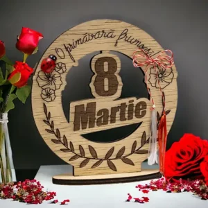 Decupaj lemn, 8 Martie ”O primăvară frumoasă!”