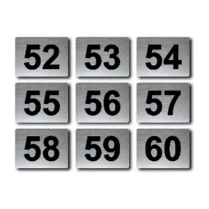 Numere cutii postale SILVER