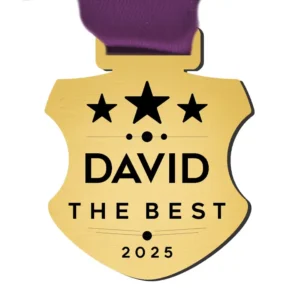 Medalie THE BEST personalizată